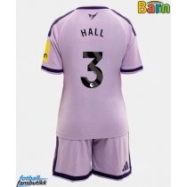 Newcastle United Lewis Hall #3 Tredjedraktsett Barn 2026-27 Kortermet (+ Korte bukser)